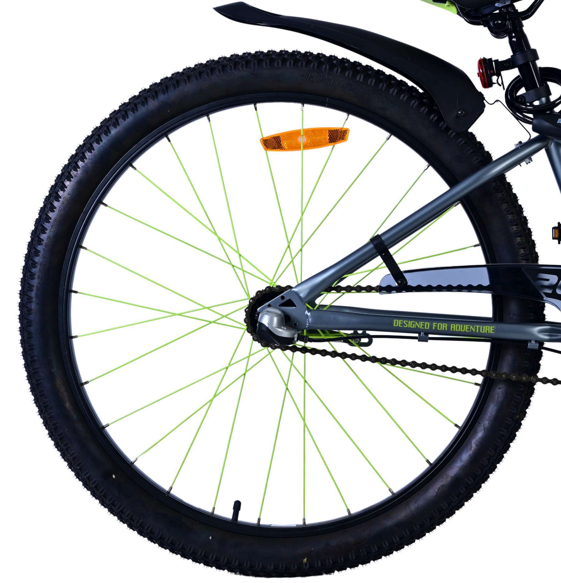 Volare | Jongens Kinderfiets Rocky, 26 inch, Groen, Shimano 3 versnellingen - Afbeelding 2