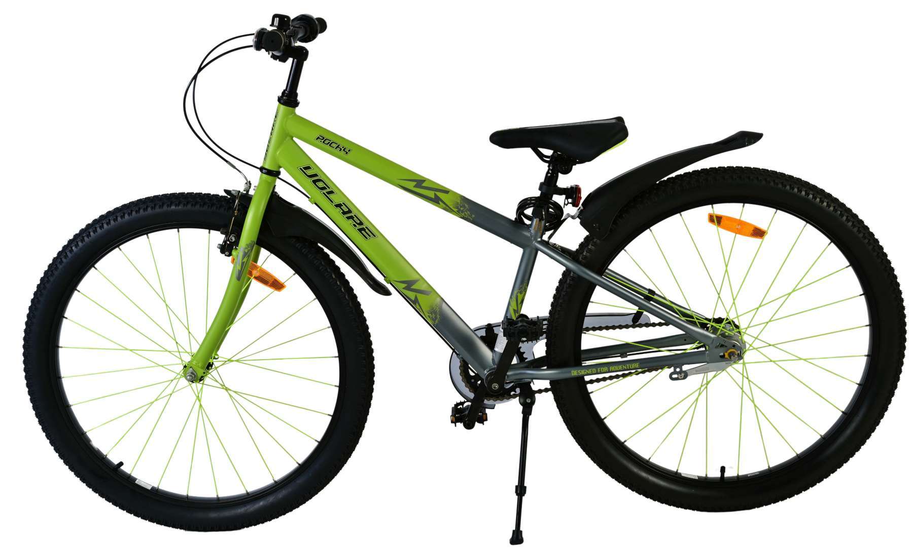 Volare | Jongens Kinderfiets Rocky, 26 inch, Groen, Shimano 3 versnellingen - Afbeelding 8