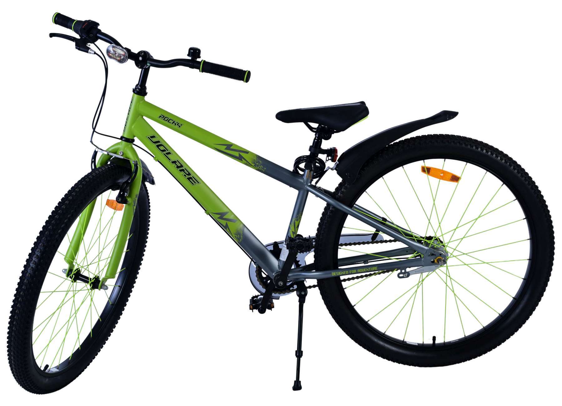 Volare | Jongens Kinderfiets Rocky, 26 inch, Groen, Shimano 3 versnellingen - Afbeelding 9