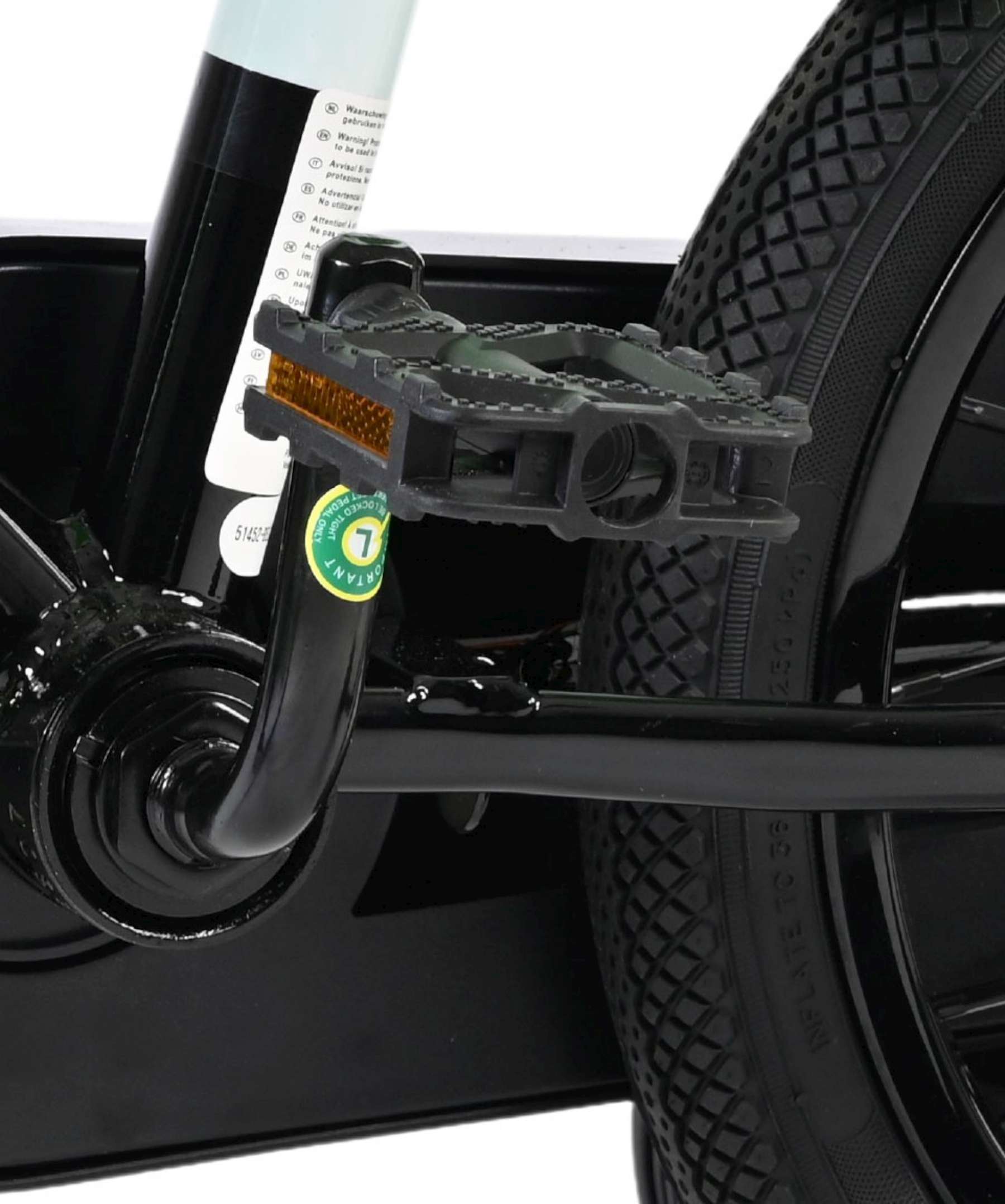 Volare | Jongens Kinderfiets Sportivo, 14 inch, Groen Zwart - Afbeelding 9