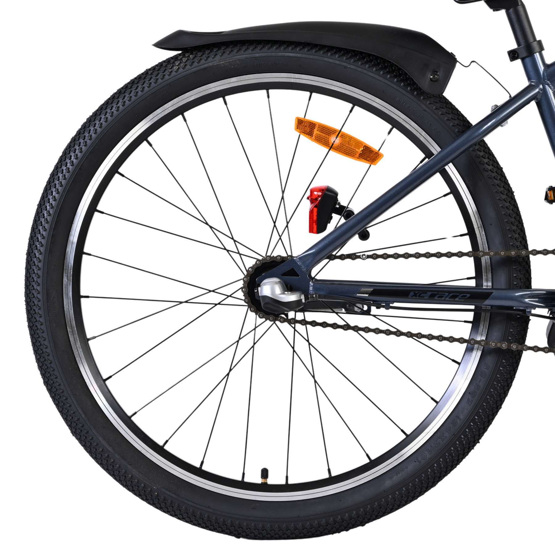 Volare XC Race Kinderfiets - 24 inch - Nexus 3 - Blauw/Grijs - Afbeelding 2