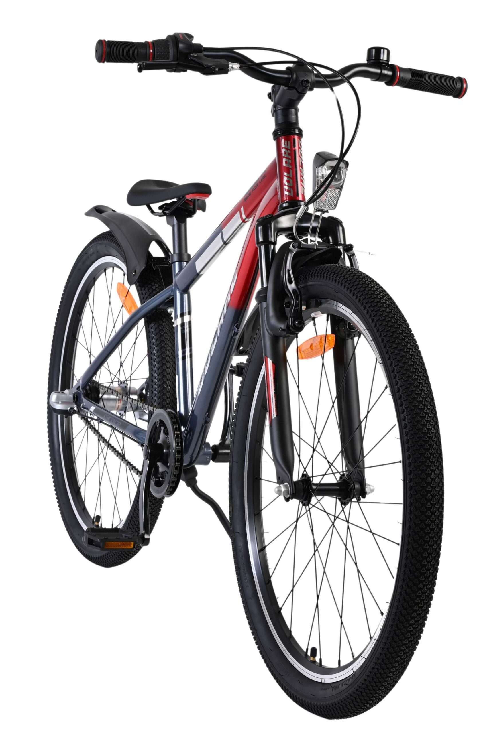 Volare XC Race Kinderfiets - 24 inch - Nexus 3 - Rood/Grijs - Afbeelding 6