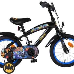 Warner Bros | Batman Jongens Kinderfiets, 14 inch, Zwart