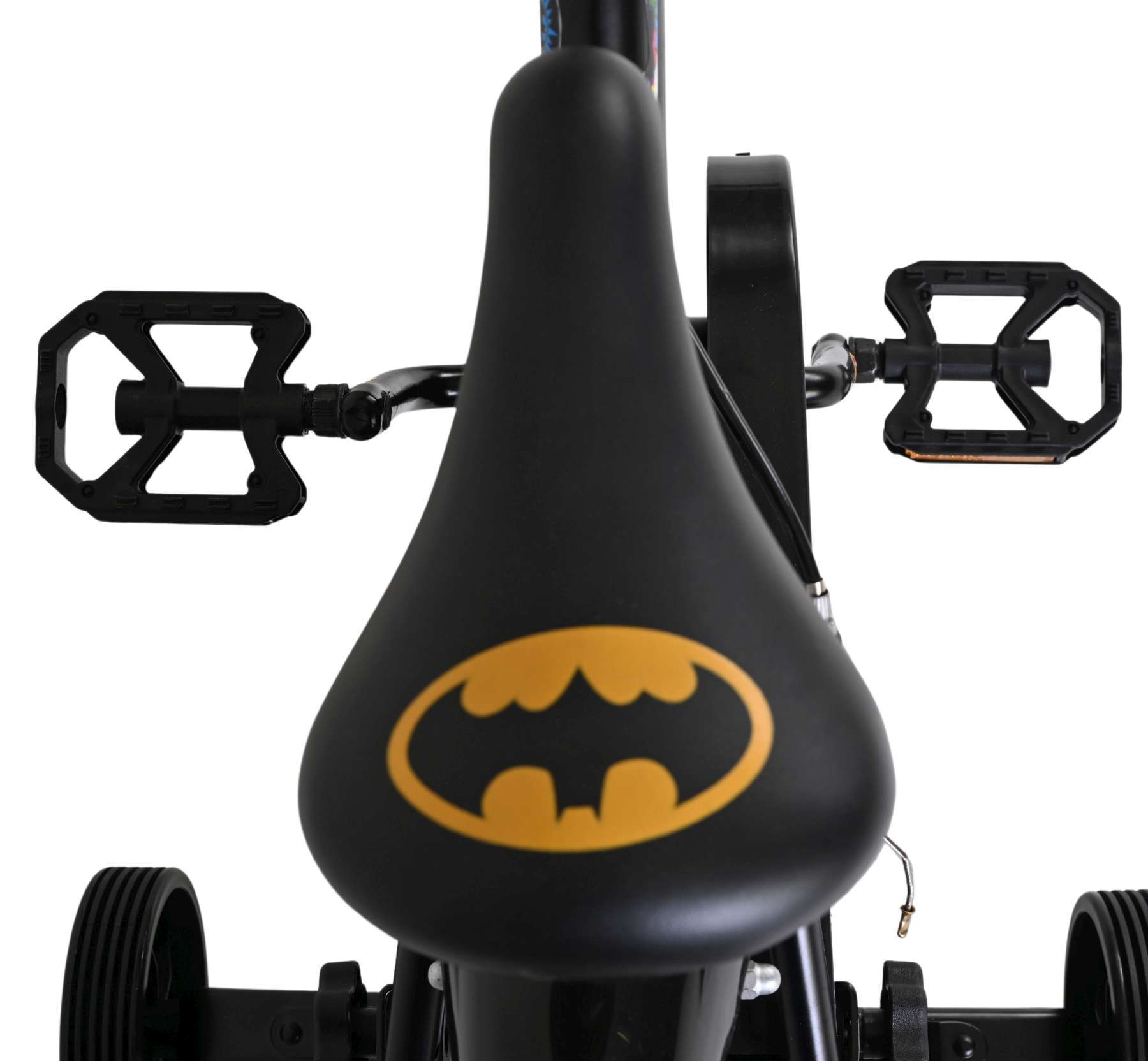 Warner Bros | Batman Jongens Kinderfiets, 14 inch, Zwart, Twee handremmen - Afbeelding 3