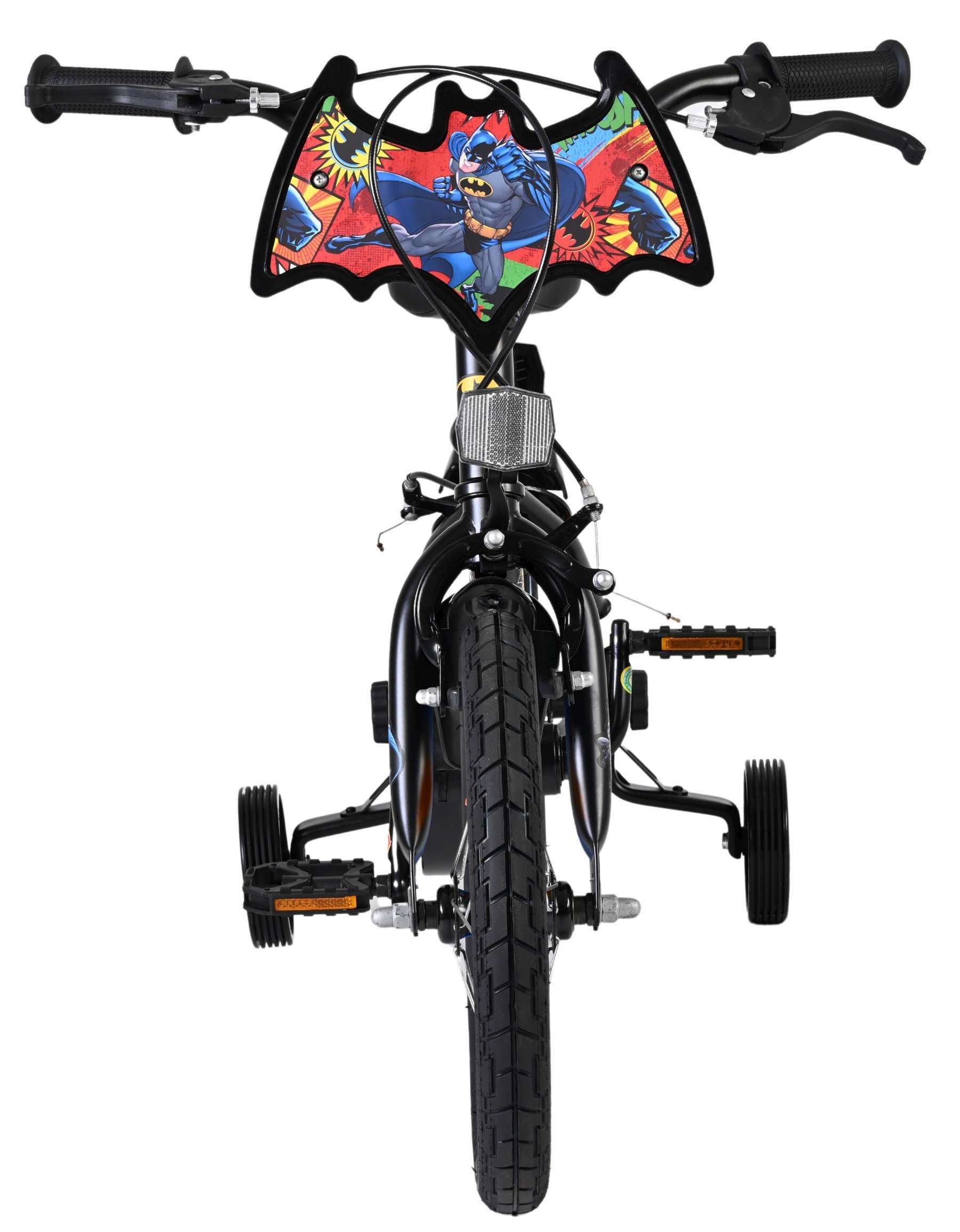 Warner Bros | Batman Jongens Kinderfiets, 14 inch, Zwart, Twee handremmen - Afbeelding 5