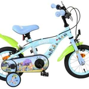 BBC Studios | Kinderfiets Unisex Bluey, 12 inch, Lichtblauw, Twee handremmen