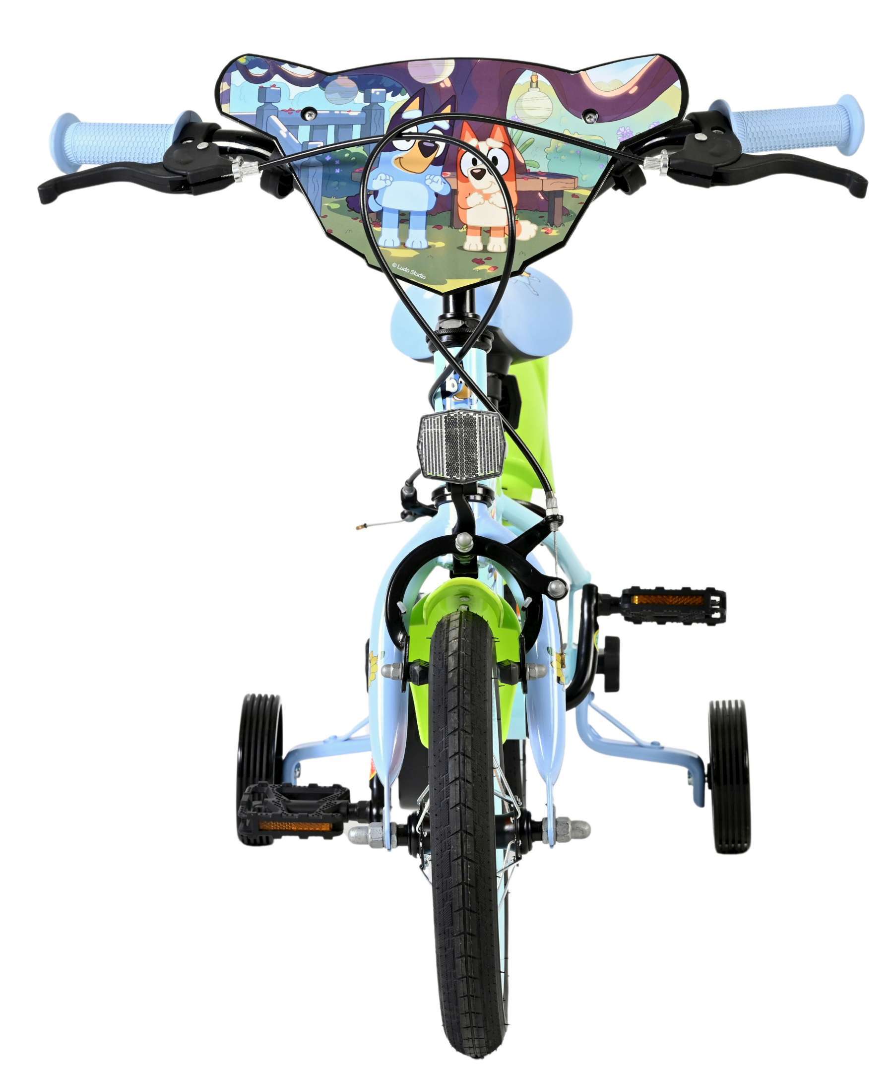 BBC Studios | Kinderfiets Unisex Bluey, 12 inch, Lichtblauw, Twee handremmen - Afbeelding 5
