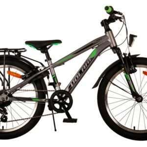 Volare | Jongens Kinderfiets Cross, 20 inch, Grijs, 6 versnellingen