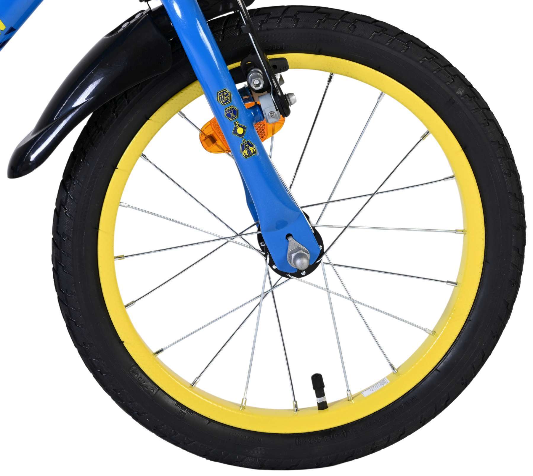 Nickelodeon | Jongens Kinderfiets Rubble & Crew (Paw Patrol), 16 inch, Blauw, Twee handremmen - Afbeelding 2