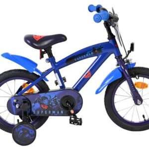 Warner Bros | Jongens Kinderfiets Superman, 14 inch, Blauw
