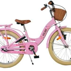 Volare | Meisjes Kinderfiets Blossom, 20 inch, Roze, Shimano Nexus 3