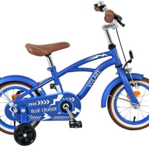 Volare | Jongens Kinderfiets Blue Cruiser, 12 inch, Blauw, 85% afgemonteerd