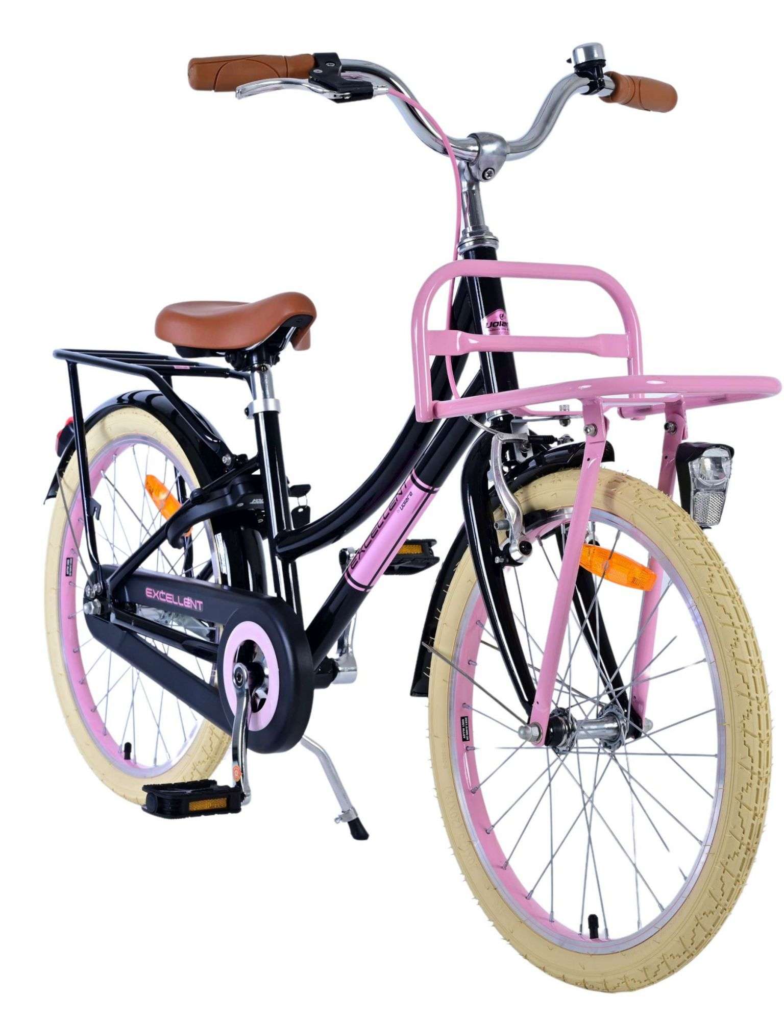 Volare | Meisjes Kinderfiets Excellent, 20 inch, Zwart - Afbeelding 6