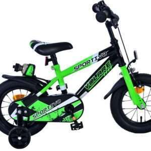 Volare | Jongens Kinderfiets Sportivo, 12 inch, Groen